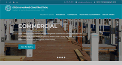 Desktop Screenshot of dockandmarineconstruction.com